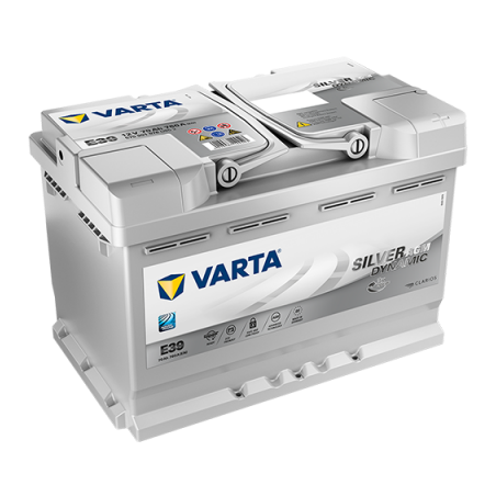 Batería AGM  VARTA E39 - 12V 760A 70Ah