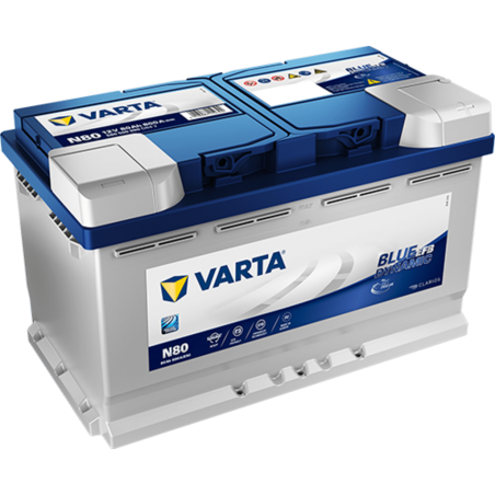 Batería EFB VARTA N80 - 12V 800A 80Ah
